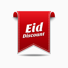 Eid Discount Red Vector Icon Design