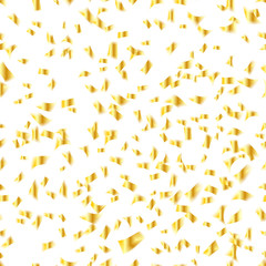 Golden glitter vector seamless pattern