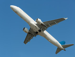 Airplane in the sky