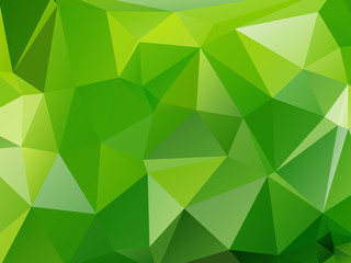 Fototapeta na wymiar green triangular background