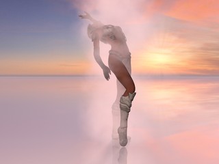 Jazz Dancer In A Cloud of Smoke