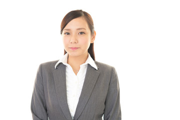 笑顔のビジネスウーマン