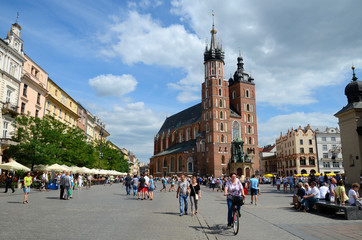 St. Mary's Church in Krakow, Poland