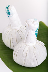 Obraz premium Herbal compress balls for spa treatment