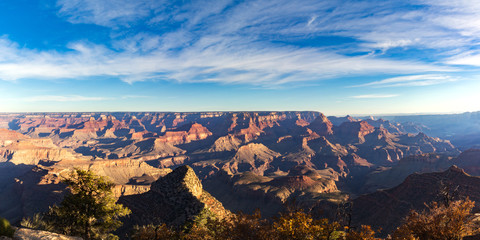 Grand canyon nation park, Arizona, USA. Panoramic image.