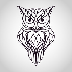 Obraz premium Owl logo