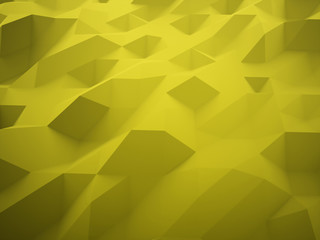 Green abstract triangle background