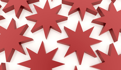 Obraz premium Red abstract stars background