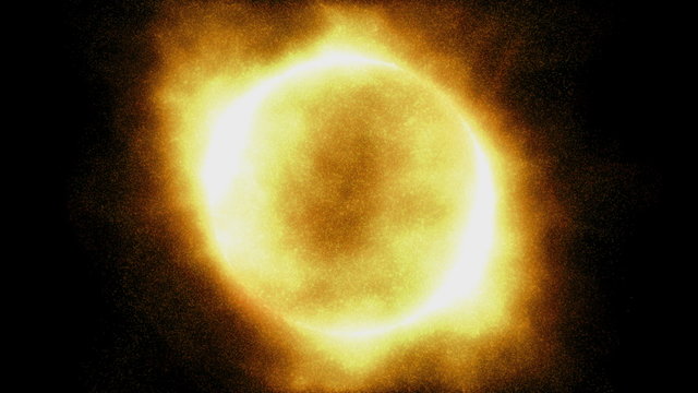 sun explosion particle 4k