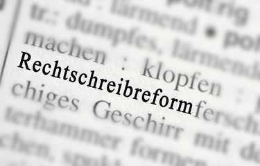 Rechtschreibung rechtschreibreform