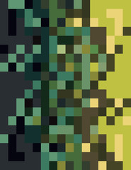 Abstract pixel art background close up