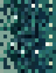 Abstract pixel art background close up