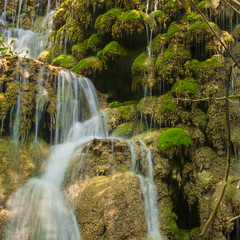 Waterfall from ravine