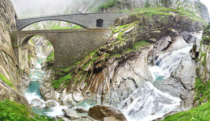The devil's bridge, Switzerland - 88001987