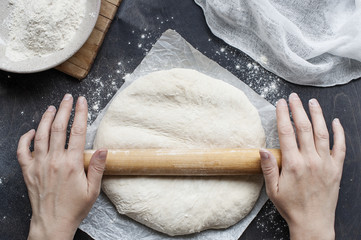 Hand rolled dough