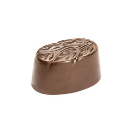 Chocolate candie from collection. Beautifully issued  isolated on white background