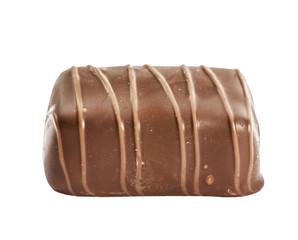 Chocolate candie from collection. Beautifully issued  isolated on white background