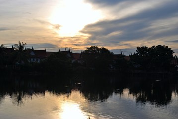 Fototapeta premium amazing sunset