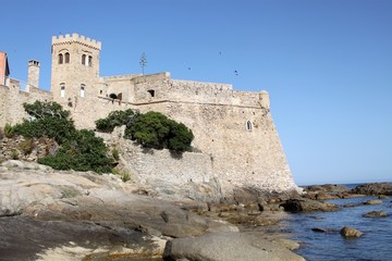 Fototapeta na wymiar Chateau fort ' U Castellu ' à Algajola ( Hte-Corse )