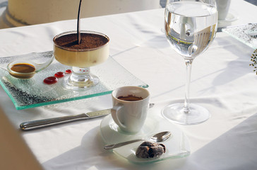 Tiramisu in a glass