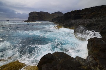 Ponta dos Capelinhos, Faial island, Azores, Portugal 