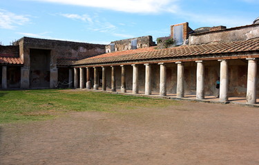 Fototapeta na wymiar Stabianer Therme-II-Pompeji 