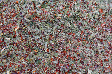 Organic Spicy Red Pepper Flakes used for cooking