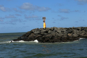 Seezeichen an der Küste
