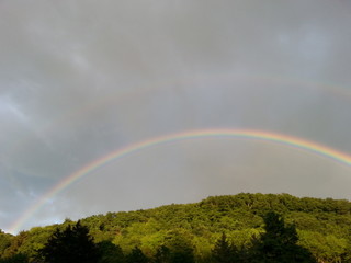 Regenbogen über der Eifel