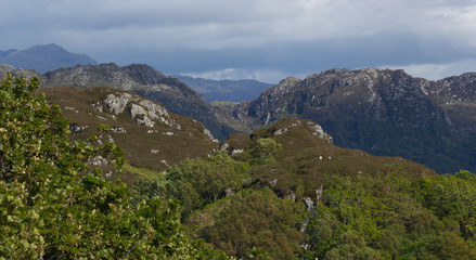 Scottish mountains and hills, west coast islands