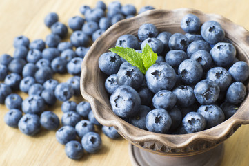 Blueberries in a bowl