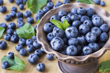 Blueberries in a bowl