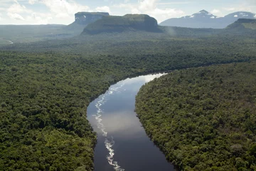 Photo sur Aluminium Rivière Vue sur le fleuve Orénoque au Venezuela