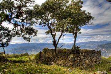 Fototapeta na wymiar The ruins of Kuelap near Chachapoyas, Peru 