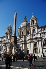 Naklejka na ściany i meble Piazza Navona, Rome, Italy