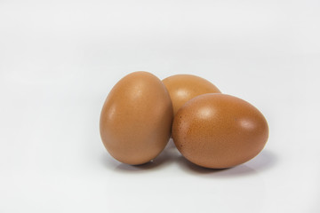 Egg isolated