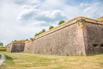 Fototapeta na wymiar Fortifications Vauban de Neuf-Brisach