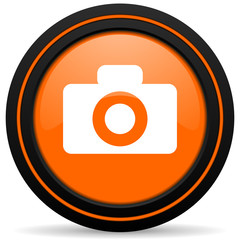 camera orange icon