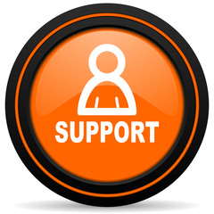support orange icon