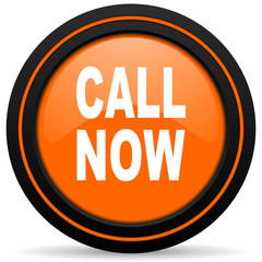 call now orange icon