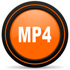 mp4 orange icon