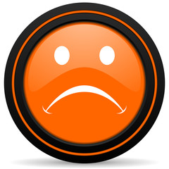 cry orange icon