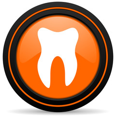 tooth orange icon