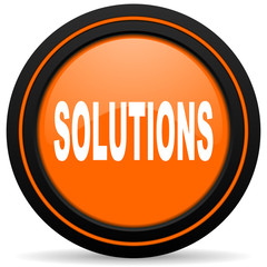 solutions orange icon