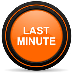 last minute orange icon