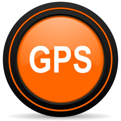 gps orange icon