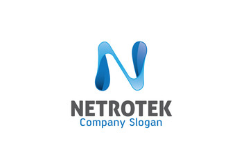 Netrotek Logo template