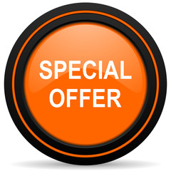 special offer orange icon