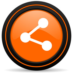 share orange icon