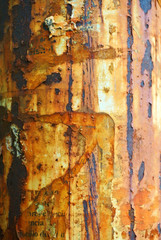 Random background collage texture paper on curved area